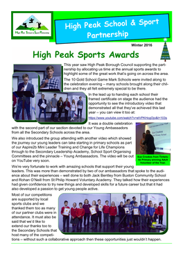 High Peak Sports Awards
