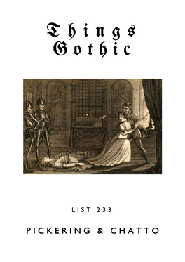 233 Things Gothic
