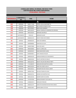 Referencia Certifica Do Rae Nome 452 189 139 196 512 201 238 82 162 44 403 476 253 191 140 69 363 364 72 79 192 285 495 266
