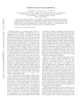 Depletion Forces in Non-Equilibrium