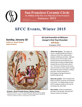 January 2015 Newsletter