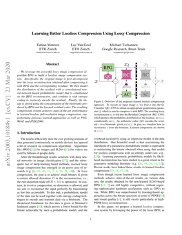 Learning Better Lossless Compression Using Lossy Compression