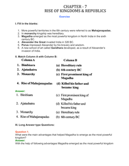 7 Rise of Kingdoms & Republics