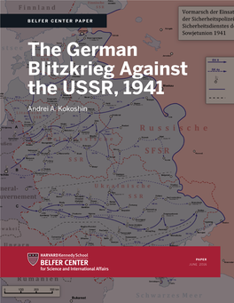 The German Blitzkrieg Against the USSR, 1941