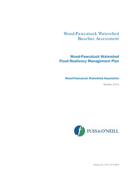 Wood-Pawcatuck Watershed Flood Resiliency Management Plan