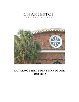 CATALOG and STUDENT HANDBOOK 2018-2019