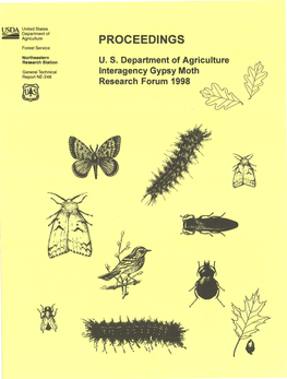 Proceedings, U.S. Department of Agriculture Interagency Gypsy Moth Research Forum 1995