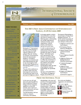 ISE Newsletter, Volume 1 Issue 2, with Photos