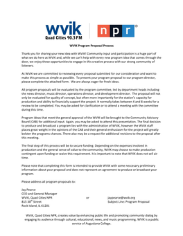 WVIK, Quad Cities NPR, Creates Value by Enhancing Public Life And