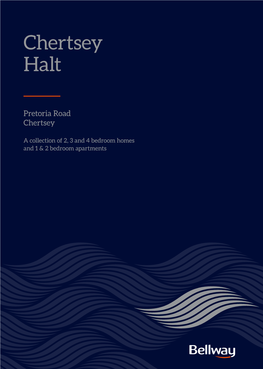 Chertsey Halt Brochure