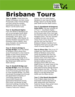 Brisbane Tours