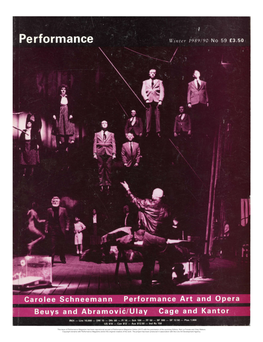 This Issue of Performance Magazine Has Been Reproduced As Part of Performance Magazine Online (2017) with the Permission Of