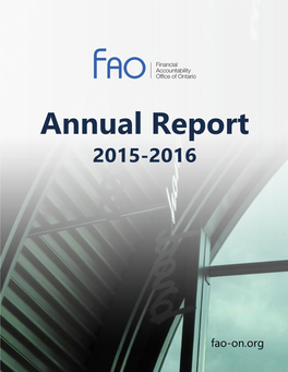 FAO Annual Report 2016 EN
