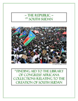 An Annotated Bibliography of South Sudan