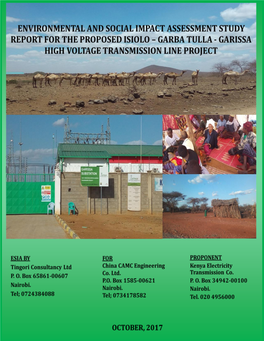 ESIA 1409 Isiolo Garbatulla Garissa Report