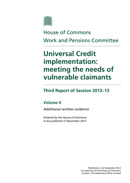 Meeting the Needs of Vulnerable Claimants