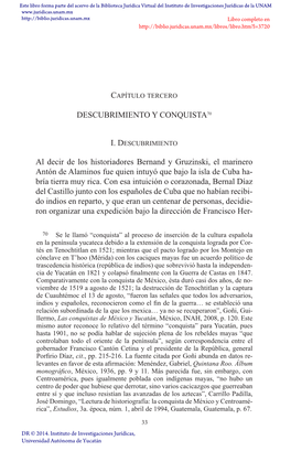 DESCUBRIMIENTO Y CONQUISTA70 Al Decir De Los Historiadores