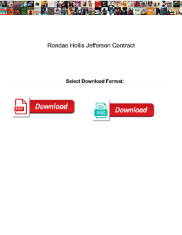 Rondae Hollis Jefferson Contract