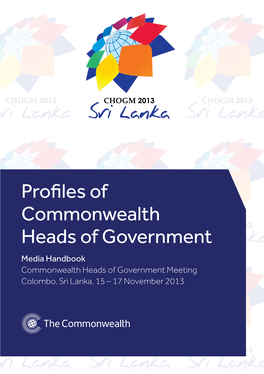 Profiles of Commonwealth Heads of Government