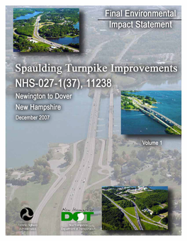 Spaulding Turnpike Improvements NHS-027-1(37), 11238