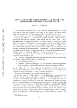 Arxiv:1803.03791V1 [Math.AG]