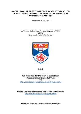 Nadine Katrin Gut Phd Thesis