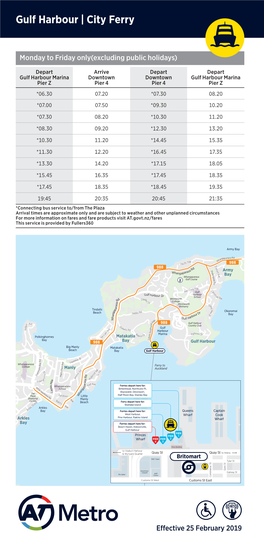 Gulf Harbour | City Ferry Ai  Wer  a Rd W a Iw Waiwera E R a Hot Pools P Waiwera L