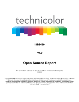 Open Source Report