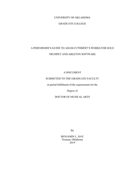 Doctoral Dissertation Template