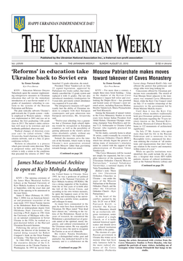 The Ukrainian Weekly 2010, No.34