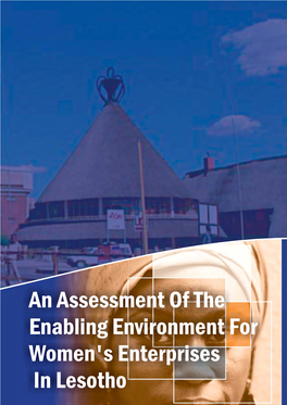 An Assessment of the Enabling Environment for Women's