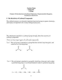 Chem 51C Chapter 20 Notes