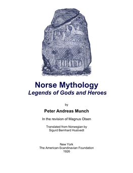 Norse Mythology: Legends of Gods and Heroes