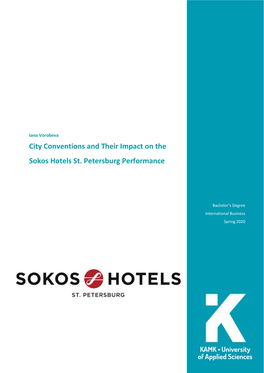 City Conventions and Their Impact on the Sokos Hotels St. Petersburg Performance
