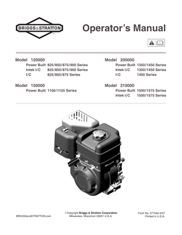 Operator's Manual