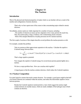 Chapter 11 the Nucleus