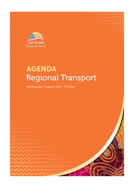 Regional Transport Committee Agenda March 2021