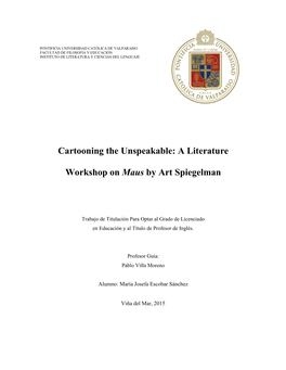 A Literature Workshop on Maus by Art Spiegelman