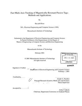 Fast Multi-Axis Tracking of Magnetically-Resonant Passive Tags: Methods and Applications