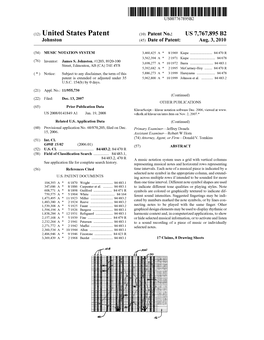 (12) United States Patent (10) Patent No.: US 7,767,895 B2 Johnston (45) Date of Patent: Aug