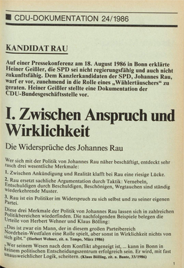 Cdu-Dokumentation 24/1986