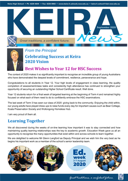 Celebrating Success at Keira 2020 Vision Best