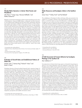 Woody Debris Dynamics in Interior West Forests and Woodlands