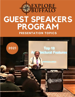 2021 Guest Speaker Book