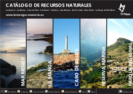 Catálogo De Recursos Naturales Mar Menor La