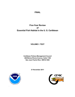 CFMC EFH Review Final Draft