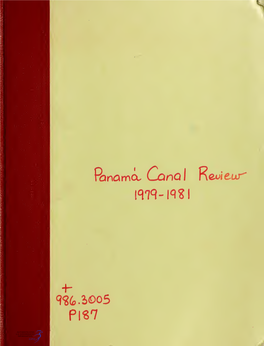 The Panama Canal Review Digitized by the Internet Archive