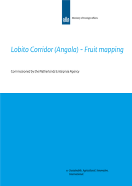 Lobito Corridor (Angola) - Fruit Mapping