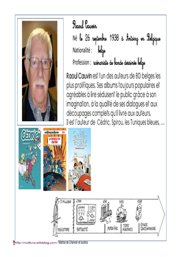 Cartes Identité Auteur De Bd Matrice Chez Loustics De Charivari.Pdf