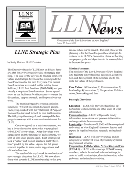 LLNE Strategic Plan